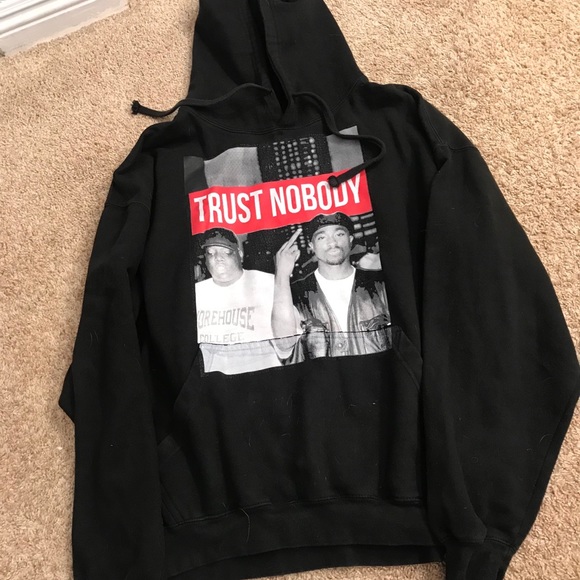 Trust nobody hoodie 2pac Clearance